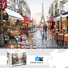 1000 Pieces Paris Street Jigsaw Puzzle Home Decor Adults Puzzle Games Family Fun Floor Puzzles Educational Toys for Kids
