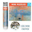 150Pcs/Set Creative Oil Painting Jigsaw Puzzles Mini Test Tube Oil Painting Jigsaw Gifts Puzzle Game Adult Children