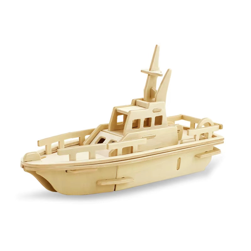 3D DIY Wood Puzzle Toy Military Series Tank Vehicle Model Set Creative Assembled Education Puzzle Toys Gifts for Children Kids