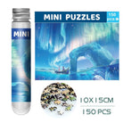 150Pcs/Set Creative Oil Painting Jigsaw Puzzles Gifts Mini Puzzle Game Test Tube Decompression Game Adult Children