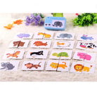 Baby Puzzle Montessori Educational Toys Wood 3D Puzzle Games Iron Box Children Puzzles Jigsaw Wooden Puzzles for Kids 2 3 4 Year
