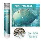 150Pcs/Set Creative Oil Painting Jigsaw Puzzles Gifts Mini Puzzle Game Test Tube Decompression Game Adult Children