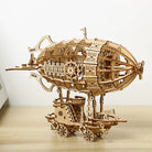 Airship 3D Car Wooden Puzzle Scale Model,Diy Model Kit, Handcraft Gift,Home Decoration,Mechanical Model Kit, Building Toy