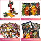 Puzzle 1000 Pieces Puzzle for Adults Impossible Puzzle Skill Game for the Whole Family Puzzle Colourful, Puzzle Gift