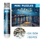 150Pcs/Set Creative Oil Painting Jigsaw Puzzles Mini Test Tube Oil Painting Jigsaw Gifts Puzzle Game Adult Children