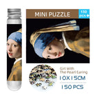 Jigsaw Puzzle 150Pcs Mini Test Tube 15*10Cm Travel Game World Famous Van Gogh Oil Paintings