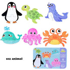 Baby Puzzle Montessori Educational Toys Wood 3D Puzzle Games Iron Box Children Puzzles Jigsaw Wooden Puzzles for Kids 2 3 4 Year