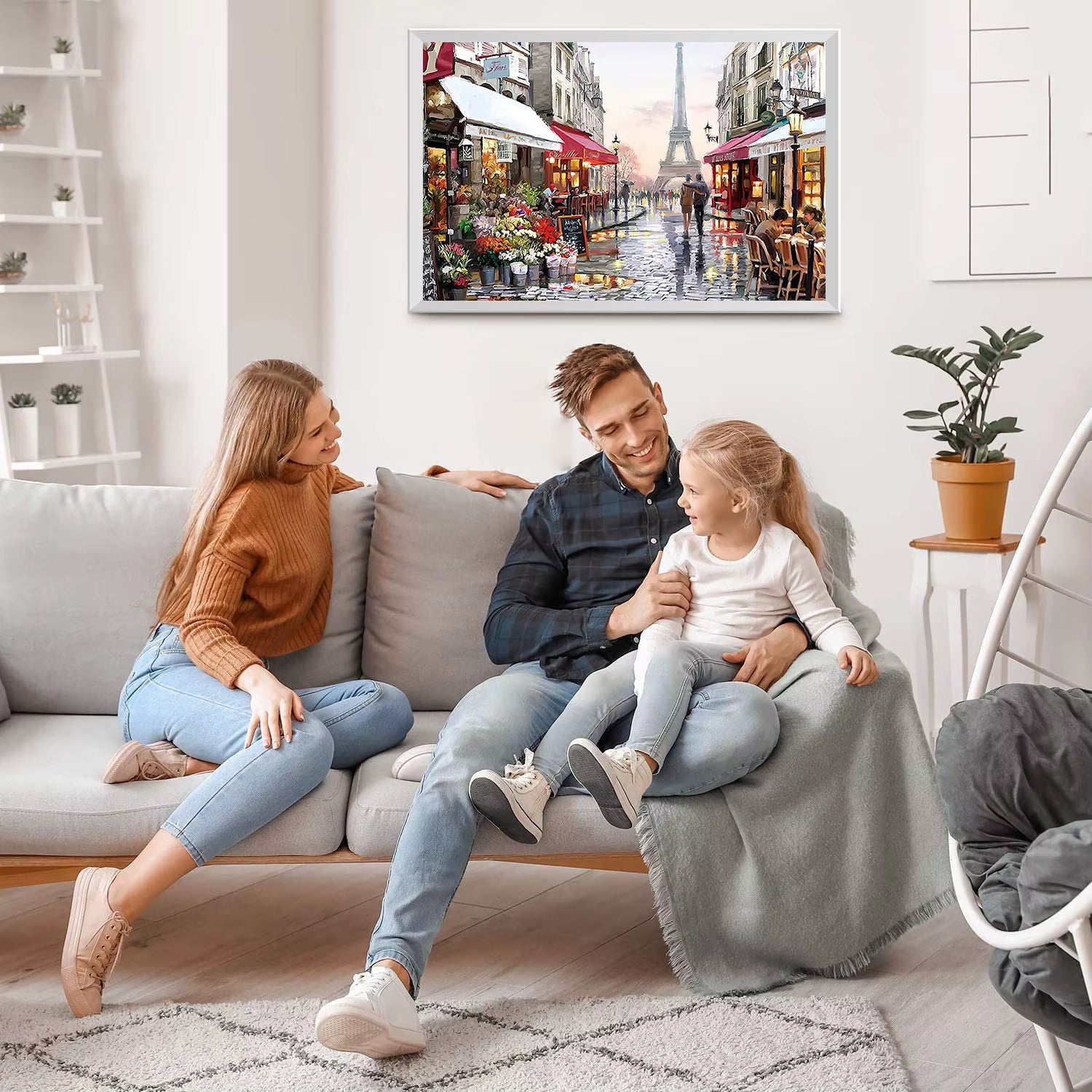 1000 Pieces Paris Street Jigsaw Puzzle Home Decor Adults Puzzle Games Family Fun Floor Puzzles Educational Toys for Kids