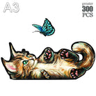 Wooden Puzzle Animals Fox Puzzle Toy Each Piece Is Cartoon Animal Wooden Jigsaw Puzzle for Adults Kids Toys