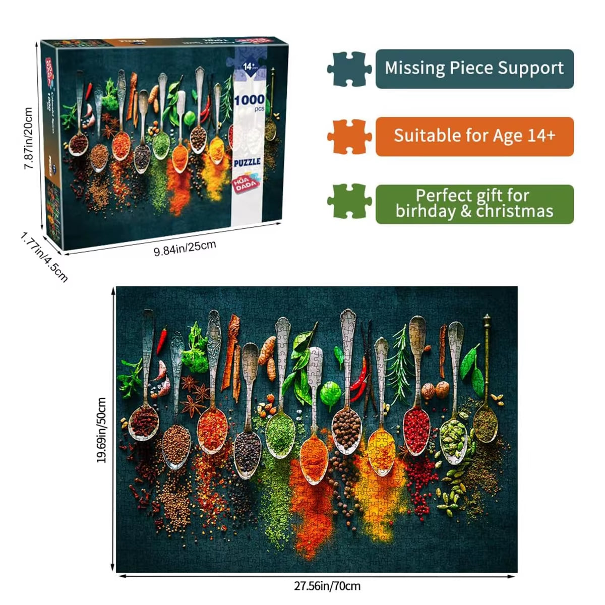 Puzzle 1000 Pieces Puzzle for Adults Impossible Puzzle Skill Game for the Whole Family Puzzle Colourful, Puzzle Gift