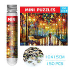 150Pcs/Set Creative Oil Painting Jigsaw Puzzles Mini Test Tube Oil Painting Jigsaw Gifts Puzzle Game Adult Children