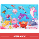 Logic Thinking Intellectual Wooden Game Puzzle Jigsaw Animal Vehicle Cartoon Early Educational Toys for Kids Children Gift