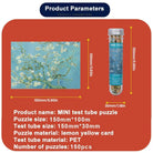 150Pcs/Set Creative Oil Painting Jigsaw Puzzles Gifts Mini Puzzle Game Test Tube Decompression Game Adult Children